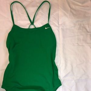 Green Nike Swim One Piece